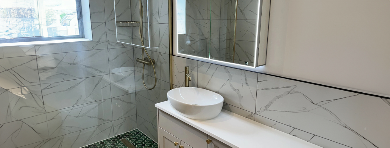 Marble Tile Bathroom